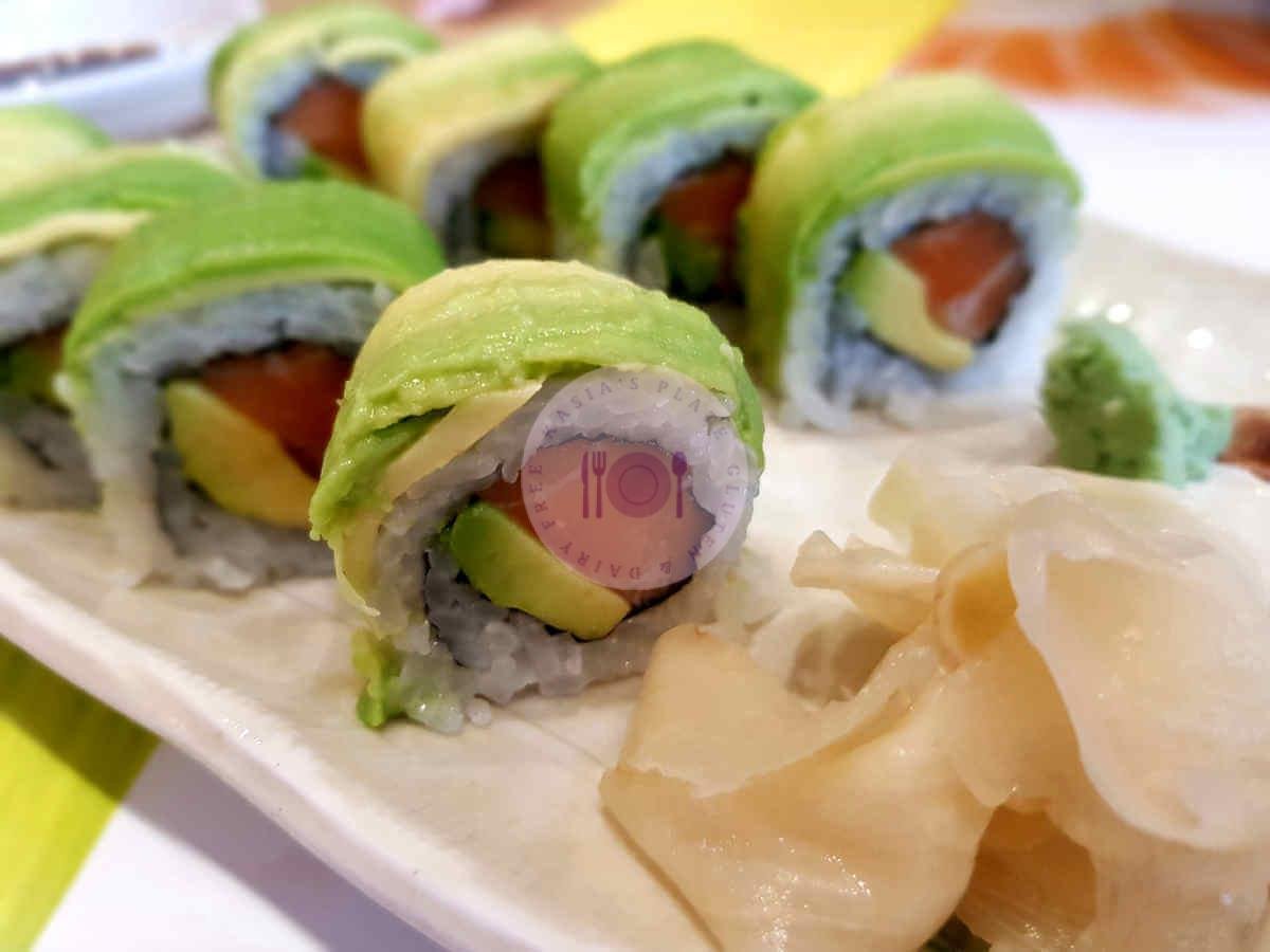 Tenkaichi-avocado-salmon-rolls