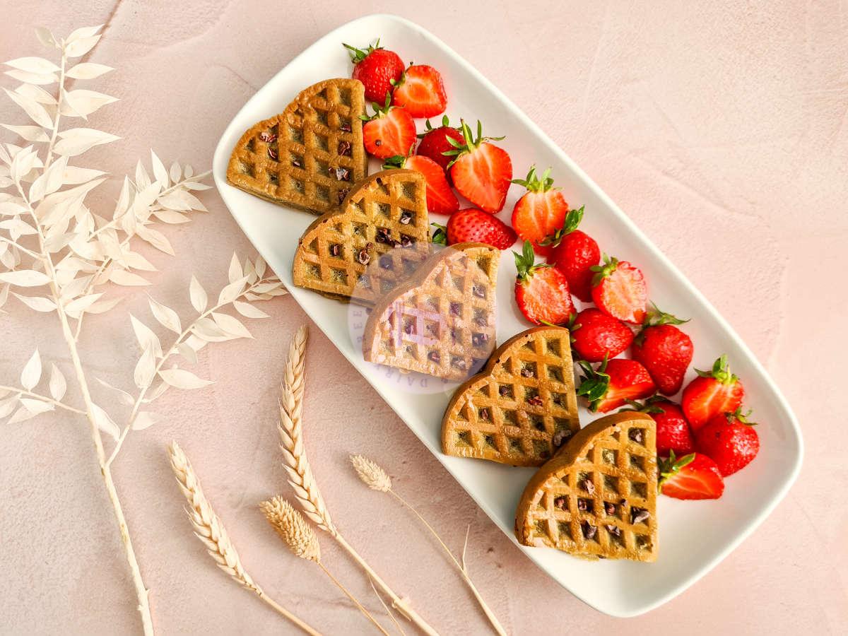 vanilla-oat-protein-waffles-aerial