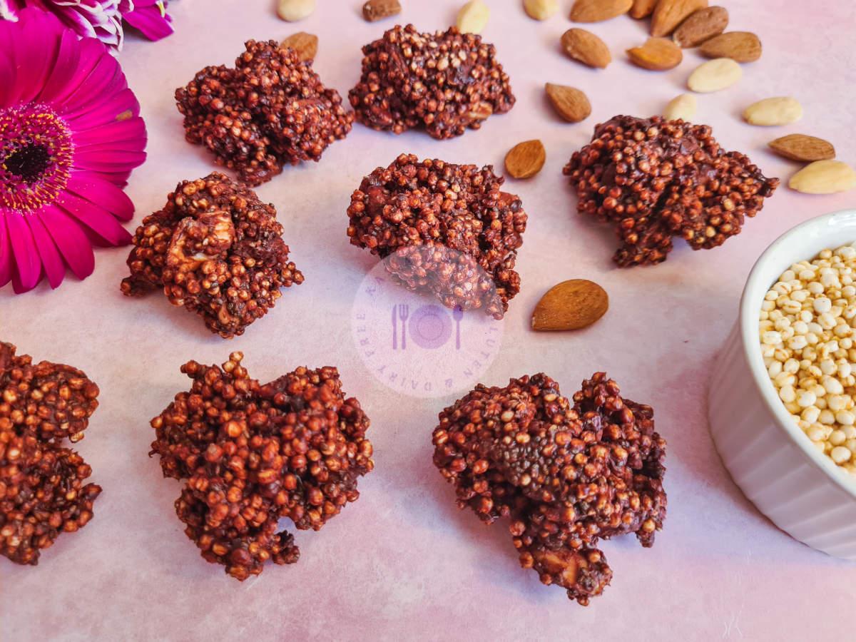 Chocolate-almond-clusters-front-view